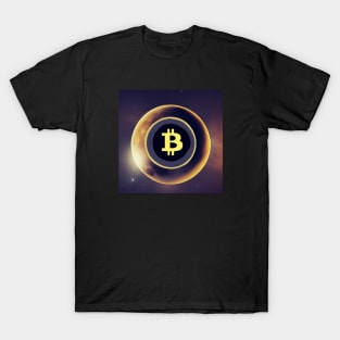 Bitcoin in Space: To the Moon T-Shirt